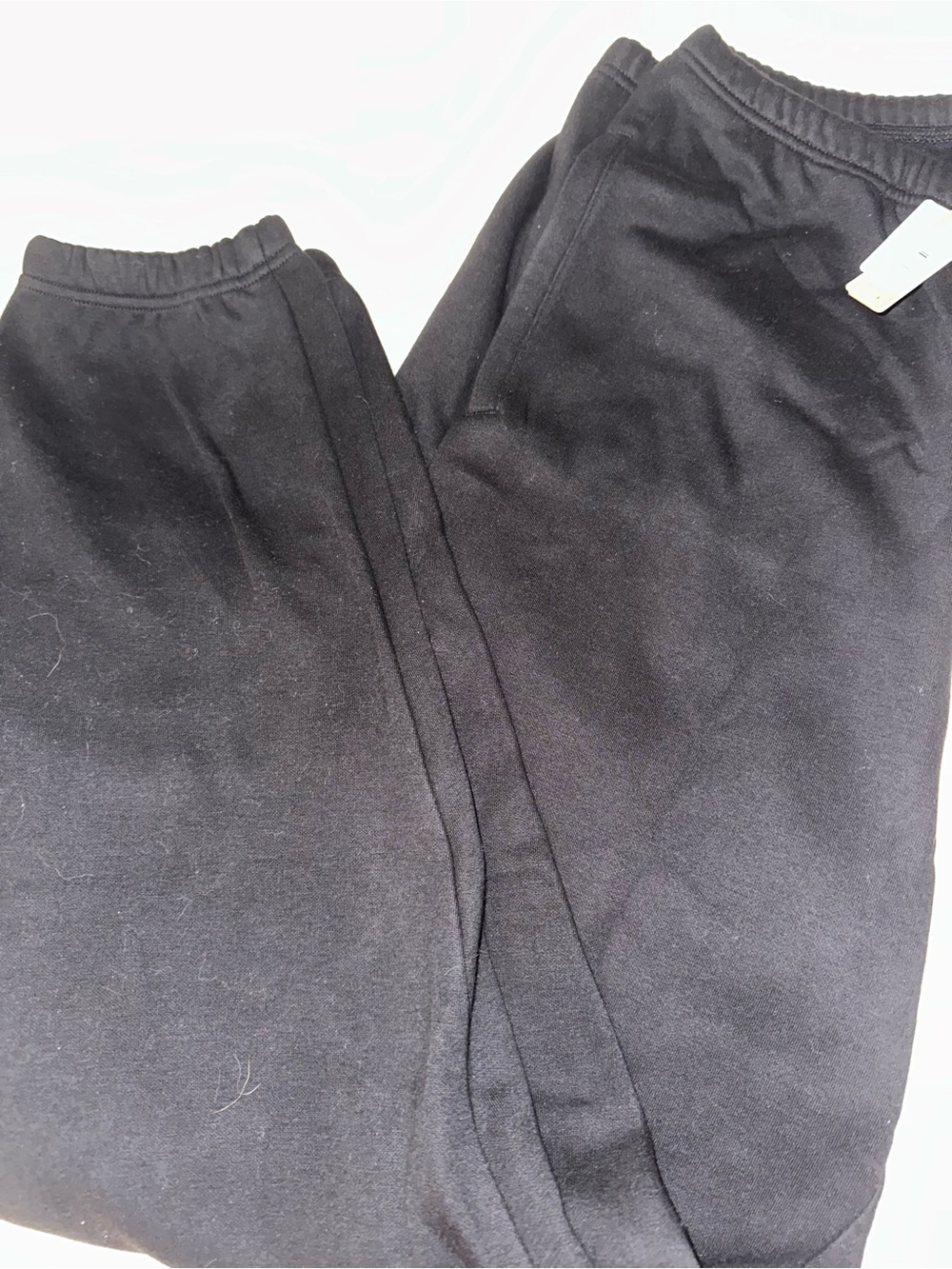 SKIMS Cotton Fleece Classic Jogger Onyx Black - NWT Large